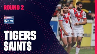 Highlights  Castleford Tigers v St Helens Round 2 2023 Betfred Super League [upl. by Aranahs596]