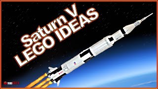 Review LEGO Saturn V la primera nave de la NASA de LEGO set 92176  set 21309 [upl. by Elmira]