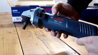 Bosch GWS 7125 Angle grinder 0 601 388 108 [upl. by Deanne321]