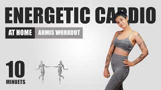 Energetic Cardio  10 Min At Home [upl. by Adigun]