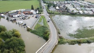 Flooding Evacuation Billing Aquadrome  Northampton 250924 [upl. by Tnecniv525]