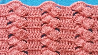 Tejido a Crochet Tutorial Muestra 24 Fácil y Rápido de Tejer recomendado para Principiantes [upl. by Paola]