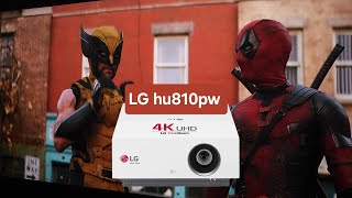 Tone mapping dinámico con Proyector lazer lg hu810pw Deadpool amp Wolverine 2024 [upl. by Whitcomb]