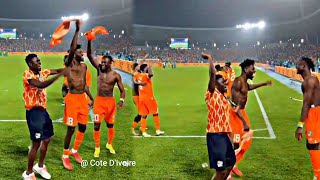 Ivorian celebration after trashing Senegal out of AFCON 2024 [upl. by Phillane]