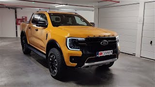 Ford Ranger 2024 Wildtrak X  LED Lights review Night test drive [upl. by Amaral]