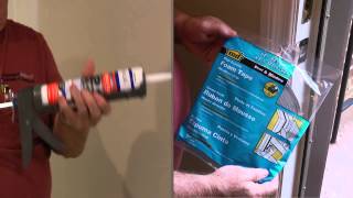 Difference Between Caulking and Weather Stripping  Home Hack [upl. by Sidwel]