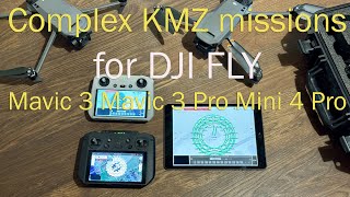 DJI Fly KMZ mission file import with the mapcreator iOS and DJI RC Mavic 3 DJI Air 3 Mini 4 Pro [upl. by Drusie]