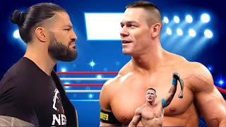 Roman Reigns vs John Cena wwe 2k24 wrestling Live gameplay [upl. by Oiromed]