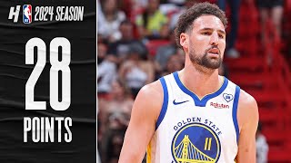 Klay Thompson is BACK 28 PTS amp 6 THREES vs Heat 🔥 FULL Highlights [upl. by Liahkim806]