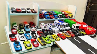 Box Full Of Model Car Porsche Nissan Tesla Maserati Peugeot Volvo Renault Subaru Lexus [upl. by Adnohsor]