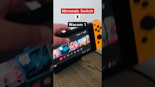 Nintendo Switch On A Wacom 1 Tablet [upl. by Htez]