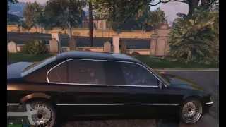 GTA V  BMW E38 L 7  GTA 5 MOD [upl. by Nowujalo362]