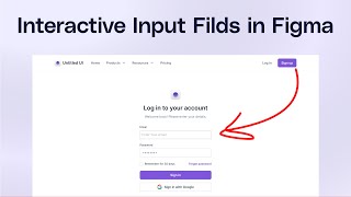 How to Prototype Interactive Input Fields in Figma  Expert Azi [upl. by Belen332]