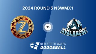 2024 NSWDL R5 Mixed Div 1 Alpine Avalanche vs Zetland Zodiacs [upl. by Ytsirt545]