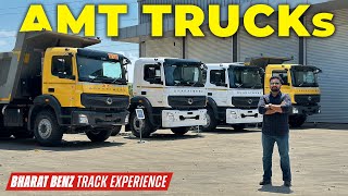 New Bharat Benz AMT Truck  Track Experience  Bharat Benz AMT Truck 2024  Hani Musthafa [upl. by Tuchman]