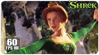 Shrek 2001  Fiona VS Los Mosqueteros  2K 60FPS LAT [upl. by Acinom]