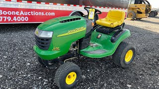 Lot 4120 May 2024  John Deere L110 Garden Tractor [upl. by Dewees]