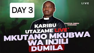 🔴LIVE MKUTANO MKUBWA WA INJILI DUMILA KILOSA MNENAJI PASTOR OBED CHIKOGA SIKU YA 3 [upl. by Engvall235]