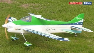 BUDGET RC readytofly RTF AEROBATICS FMS Explorer F3A Sport Plane [upl. by Parry]