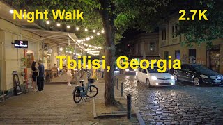 Night Walk in Tbilisi Georgia 🇬🇪 KAfkhazi Street July 2023 [upl. by Rawley733]