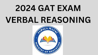 GAT EXAM 20232024 verbal reasoning NGAT PREPARATION part 1 [upl. by Carr156]