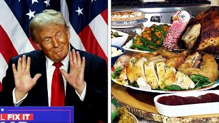 Politics Are Dividing Families Thanksgiving With Trump Voters in Marks Family [upl. by Lundell]