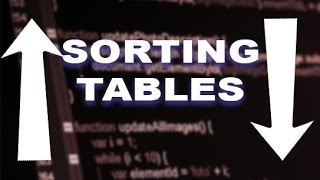 Sorting and Ordering tables with PHP [upl. by Bud]