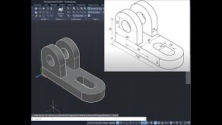 AutoCAD 3D Basics of Modeling STEP BY STEP [upl. by Moshell534]