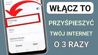 Włącz to w telefonie z Androidem aby POTROIĆ prędkość Internetu [upl. by Nutsud]