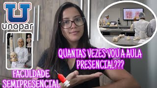 👩🏻‍⚕️📚 QUANTAS AULAS PRESENCIAIS POR SEMANA na faculdade Unopar [upl. by Dermot]