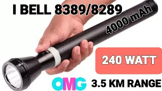 RENMAX® 88W LED Laser 2in1 Batten Tube Torch AC Rechargeable 1800mAh Long Beam [upl. by Enailil]