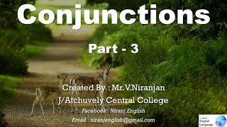 Conjunctions part 3 [upl. by Leelaj804]