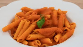 Penne con crema di peperoni e patate – primo piatto veloce e sfizioso [upl. by Erasaec]