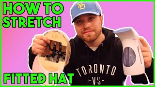 HOW TO STRETCH YOUR FITTED HAT STEP BY STEP [upl. by Elimaj481]