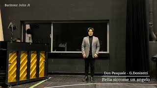 Donizetti  Bella siccome un angeloDon Pasquale Baritone John Ji [upl. by Assitruc]