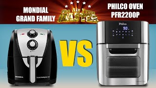 AIRFRYER MONDIAL GRAND FAMILY VS PHILCO OVEN PFR2200P  COMPARATIVO SUPER DETALHADO [upl. by Garrett]