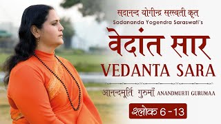 वेदांत सार  श्लोक 6  13  आनन्दमूर्ति गुरुमाँ  Vedanta Sara  Shloka 6  13  Anandmurti Gurumaa [upl. by Dorrie]