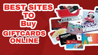 Best site to buy giftcards online [upl. by Tedman]