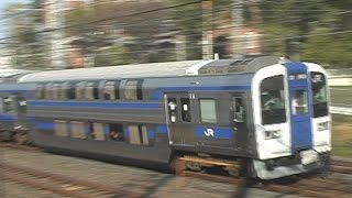 常磐線の415系は、普通鋼車両とステンレス車両の連結パターンが様々。２階建てのクハ4151901（1900番台）もあります。 [upl. by Lenehc]