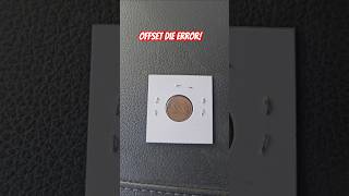 Major Error Found Offset Reverse Die Coin Roll Hunting unboxing coinrollhunting unwrapping [upl. by Leinad]