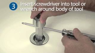 Tub Drain Removal without a Special Tool [upl. by Williams]