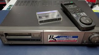 SONY 8mm video Player Hi8 BS2000 [upl. by Dara]