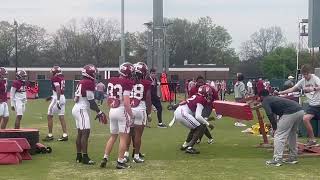 Alabama Football Practice Viewing Period  Thursday March 21 2024 [upl. by Ydroj]