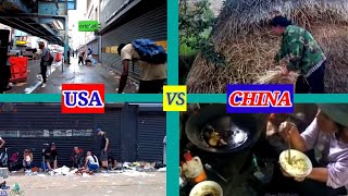 USA vs CHINA Poverty Rate Comparison [upl. by Wakefield420]