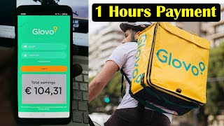 Glovo Earning  Glovo App Use Karne Ka Tarika  Earning of Glovo in Punjabi  Glovo Delivery Italy [upl. by Healey]