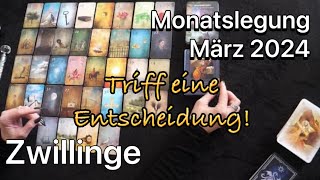 Monatslegung März 2024  Zwillinge  Liebe oder Dein spiritueller Weg [upl. by Ardua191]