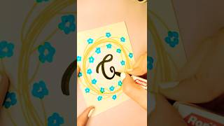 Fascinating Lettering Alphabets🫶shorts ytshorts [upl. by Eelirem127]