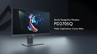 BenQ DesignVue Monitor PD2705Q  Make Inspirations Come Alive [upl. by Acsehcnarf823]