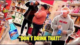 Drinking FAKE Windex Prank [upl. by Idolem]