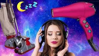 Vacuum Sound Sleep And Hair Dryer ASMR Black Screen [upl. by Ellenehc]